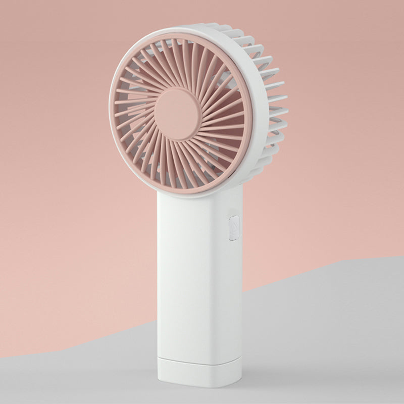 Mini Portable Fan Powerful Cute Design 3 Speed Personal Small Desk Fan with Base ZB064